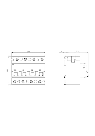 Sıemens 5Sp4492-7 Otomatik Sigorta 125A C Tipi 10Ka
