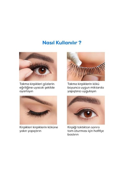 Su Geçirmez Kirpik Yapıştırıcısı Glue Siyah Renk Diğer