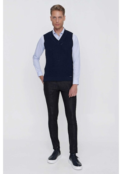 Efor Süveter 01 Slim Fit Lacivert Süveter Triko Lacivert