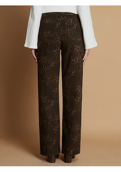 Lcw Modest Kahverengi Straight Fit Kadın Jean Pantolon