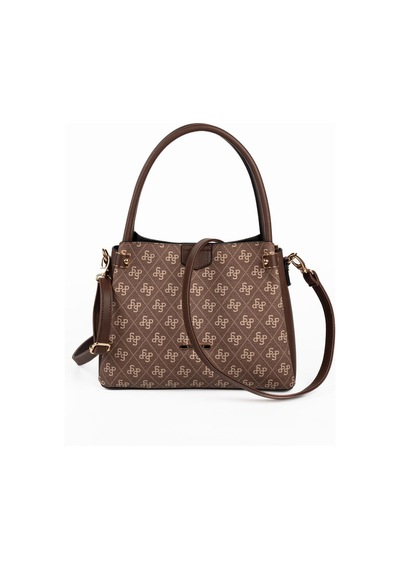 Silver Polo Sp1254 Kadın El Çantası Monogram Kahve-kahve