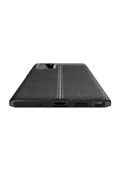 Samsung Uyumlu Galaxy Note 20 Kılıf Deri Tarzı Niss Silikon Case
