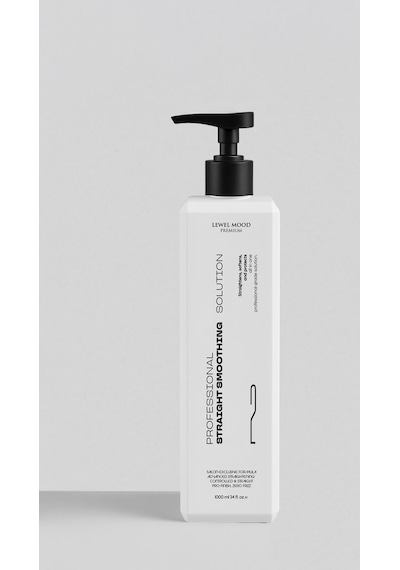 Lewel Mood Premium - Straight Smoothing Solution - Düzletşrici Ve Bakım İçin Keratin Set 1000 Ml 3 Ürün Yeni