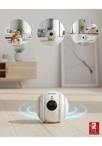 Akıllı Mobil Kontrollü Takip Kamerası Wifi Destekli Bulut Kayıtlı
