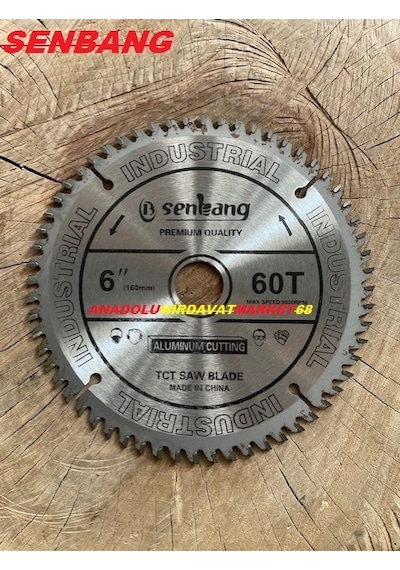 Senbang 160mm Daire Testere Sunta Mdf Kesici Metal Alüminyum Kesici Mil 22mm