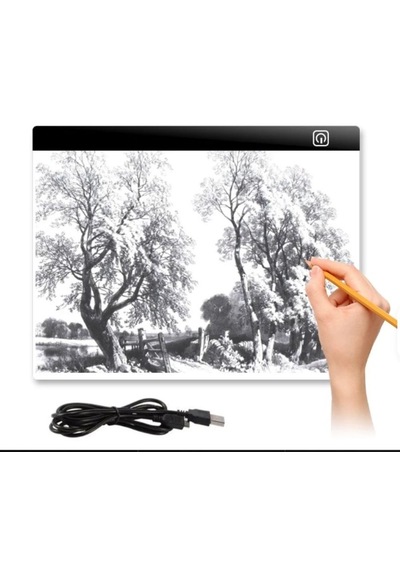 Monozone A2 Led Işıklı Çizim Kopyalama Tableti Eskiz Kaligrafi Anime Mimari Tasarım Işık Masası Grafik Tablet