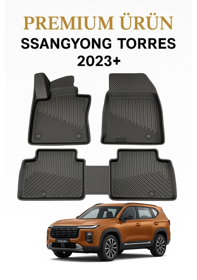 Ssangyong Torres 2023+ Uyumlu 3d Oto Paspas Premium