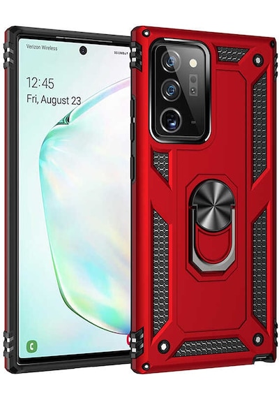 Galaxy Note 20 Ultra Uyumlu Zore Vega Kılıf-kırmızı Kirmizi