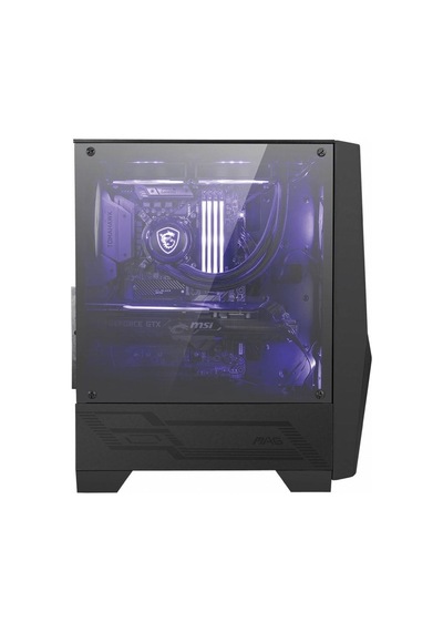 Mag Forge 100m Temperlı Cam 2x120mm 1x120mm Argb Fan Psu Yok Gamıng Siyah Kasa
