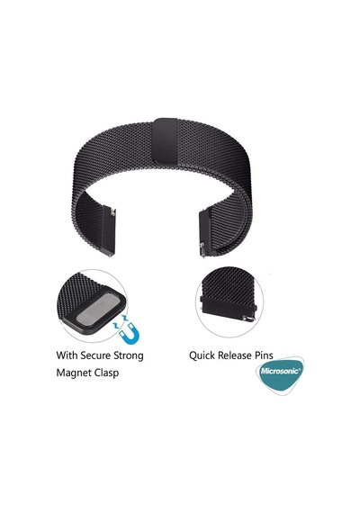 Garmin Vivoactive 5 Milanese Loop Kordon Garmin Vivoactive 5 İle Uyumlu Kordon, Akıllı Saat Kayışı Çok Renkli