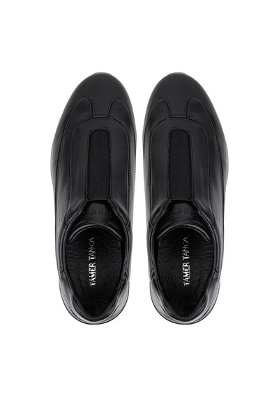 Tamer Tanca Erkek Hakiki Deri Siyah Sneakers & Spor Ayakkabı 771 88124 Erk Ayk Y26 Sıyah Dr