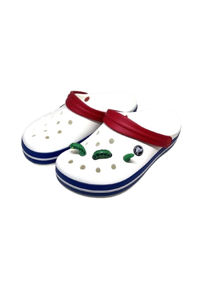 Crocs Terlik Süsü & Renkli Aksesuar 3 Boyutlu 3'Lü Jibbitz Neon Yeşil