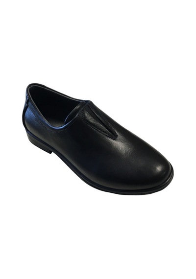 Rks Shoes Erkek Çocuk Sade Siyah Günlük Okul Ayakkabısı