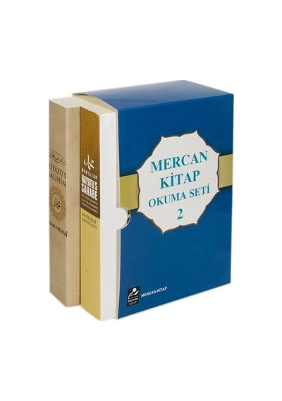 Mercan Okuma Seti 2 - Muhtasar Hayatü's - Sahabe ve Riyazü's Salihin - 2 Kitap Kutulu Set - M. Yusuf Kandehlevi - Mercan Kitap