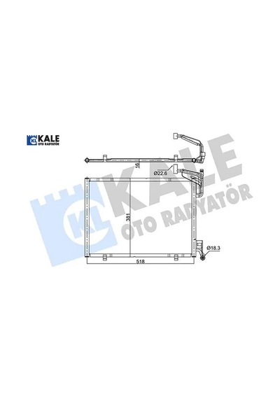 Klıma Radyatoru Fıesta 14 B-max 14 Ecoboost 1.0 Kale Radyatör C1b119710bc/ 1806682/ 1822534/