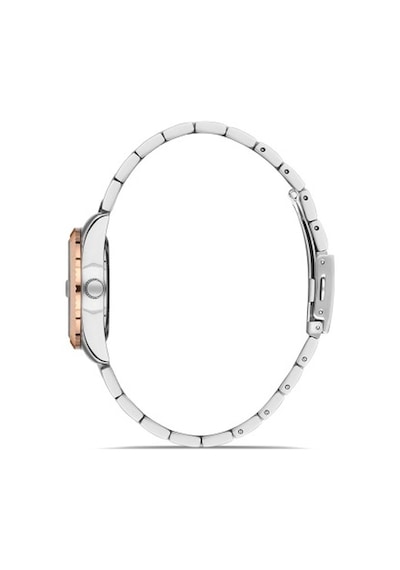 Ferro 33 mm Rose ve Gümüş Çelik Kordon Kadın Kol Saati FL21295A-E FL21295A-E