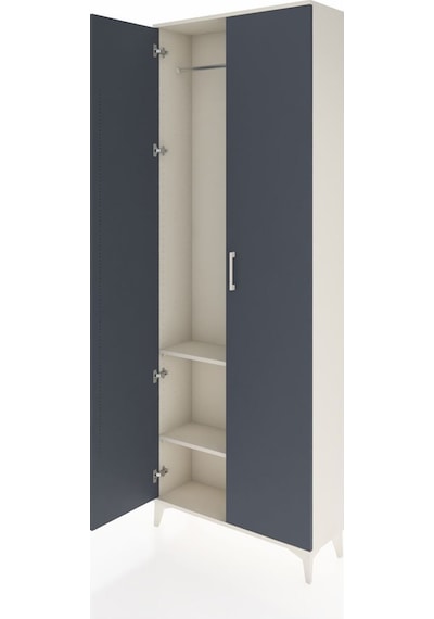Arges Dolap 2 Raflı 2 Kapaklı Tek Askılı 88x30x243 Aytaşı-ant... Aytaşı