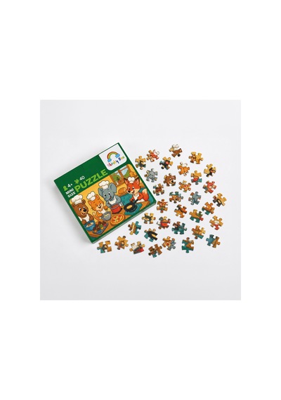 Aşçılık Okulu Mini Puzzle 40 Parça 3-7 Yaş Eğitici Çocuk Puzzle Yapboz