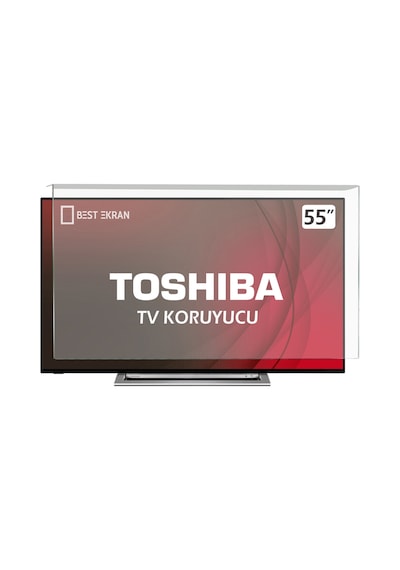 Bestekran Toshiba Uyumlu 55" Inç 140 Ekran Tv Ekran Koruyucu Paneli