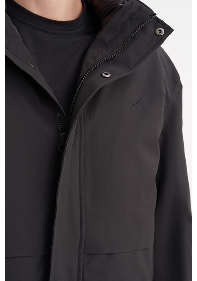 Cazador 13295 Erkek Waterproof Kaban Siyah