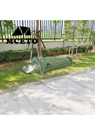 Yükseltme 1 Kişilik Ultra Hafif Bivvy Çadır, Havalandırma Sırt Çantası Dış Mekan Kamp Bivy Çuvalları Uyku Tu Genel