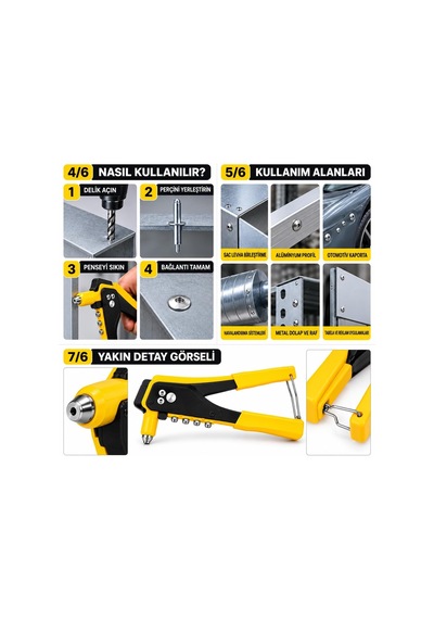 Berlın-sel Profesyonel Pop Perçin Tabancası Seti 2.4-3.2-4.0-4.8 Mm Kör Perçin Pensesi Değiştirilebilir Uçlu Metal Gövdeli Ergonomik Saplı Sac Alüminyum Oto Tamir El Aleti Berlın-sel Profesyonel Pop Perçin Tabancası Seti 2.4-3.2-4.0-4.8 Mm Kör Perçin Pensesi Değiştirilebilir Uçlu Metal Gövdeli Ergonomik Saplı Sac Alüminyum Oto Tamir El Aleti