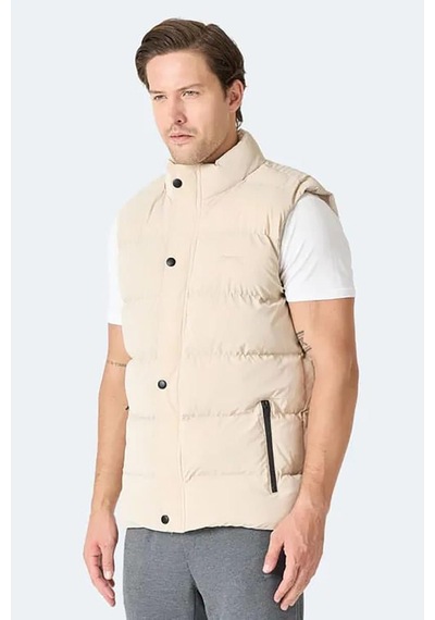 Slazenger Halox Erkek Şişme Yelek Bej Bej