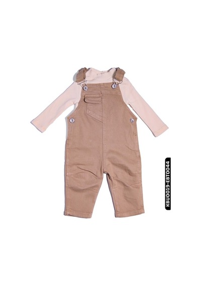 Çikoby Xo Kids Kız Bebek Balıkçı Yaka Tishirt 6-24 Ay 20560 Krem