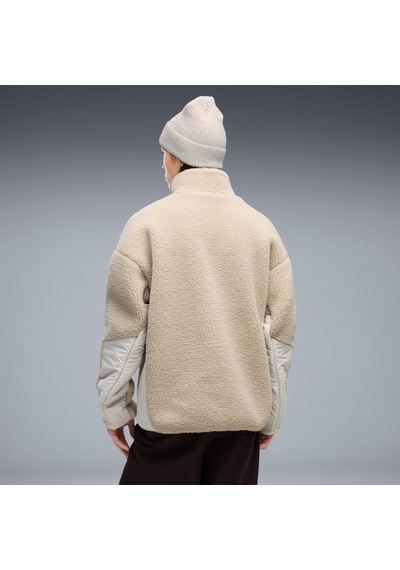 Puma Hybrid Sherpa Erkek Krem Polar Ceket 694562-82