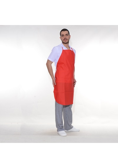 Winlex 70x100 Su Geçirmez Önlük Kırmızı