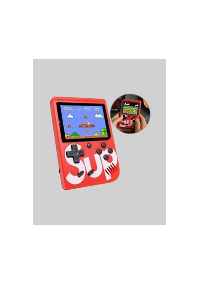 Sup Retro El Konsolu 500 Oyun, Tv Bağlantılı, 3 İnç Ekranlı Şarjlı Mini Atari Çok Renkli