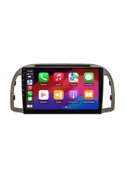 Nissan Micra 2002-2010 Android Multimedya Carplay Android Auto Navigasyon 8gb Ram 128gb Pro 9"