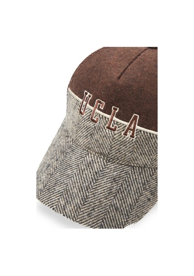 Ucla Ventura Koyu Kahve Baseball Cap Nakışlı Unisex Şapka Koyu Kahve