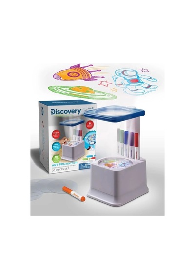 Discovery Kids - Eğlenceli Sanat Projeksiyonu Ve Boyama Seti White