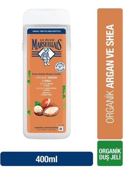 Le Petit Marseillais Argan Ve Shea Duş Jeli 400 ML
