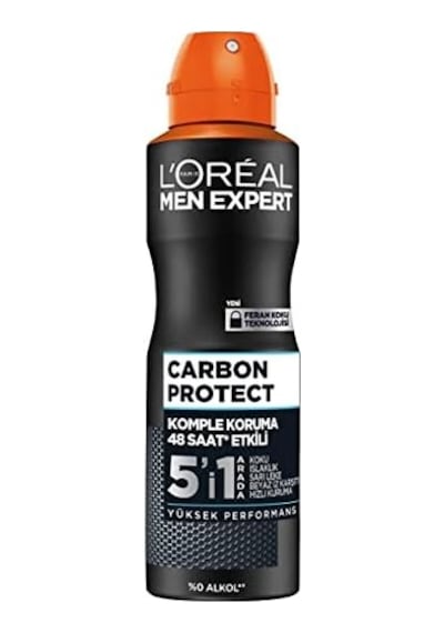 Men Expert Carbon Protect Anti Perspirant Sprey Deodorant 150 Ml