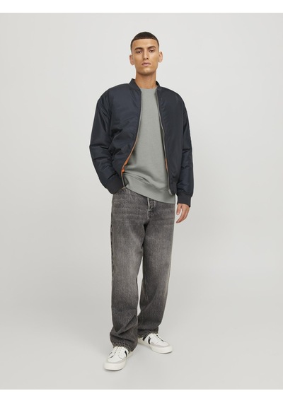 Jack & Jones Jjestar Basıc Sweatshirt 12208182 Gri Jack & Jones Jjestar Basıc Sweatshirt 12208182 Gri