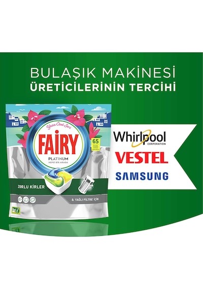 Fairy Platinum Özel Seri Bulaşık Makinesi Kapsülü 65 Tablet