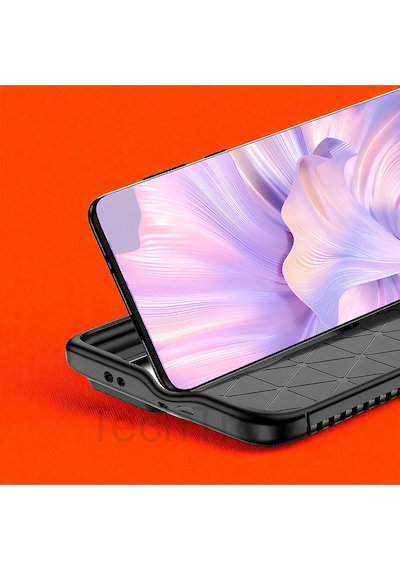 Apple Uyumlu iPhone 16 Kılıf Kamera Korumalı Darbe Emici Karbon Fiber Desenli Kapak
