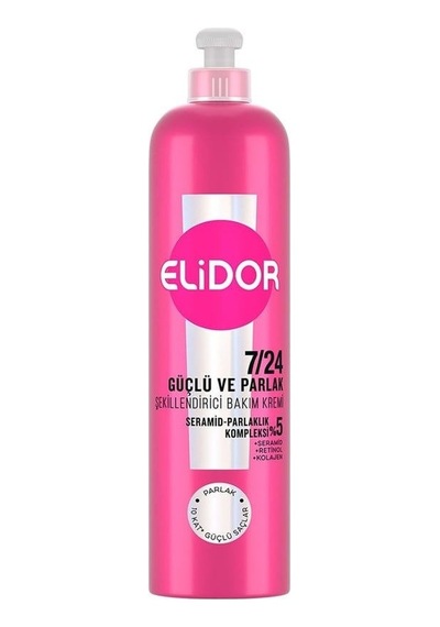 Elidor Saç Kremi 240ml 7/24 Güçlü Ve Parlak