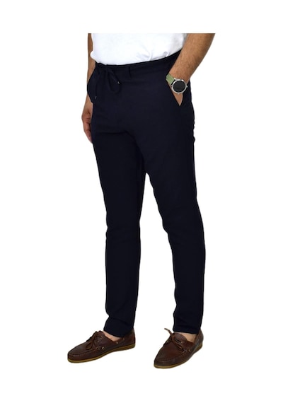 Erkek Jogger Silim Fit Kumaş Pantolon P1005 Bgl-st04503 Lacivert