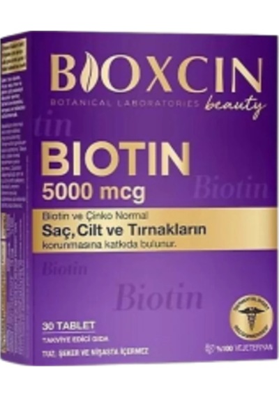 Biotin 5000 Mcg 30 Tablet 1 Adet