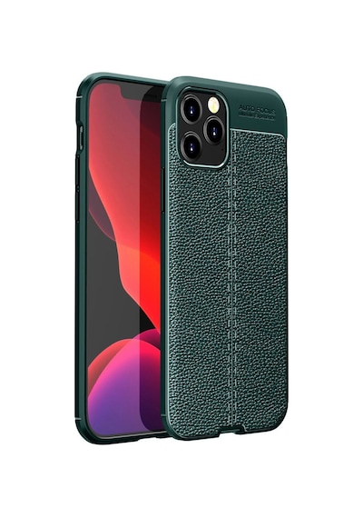 Apple Uyumlu   iPhone 12 Pro Max Kılıf Auto Focus Kapak - Yeşil