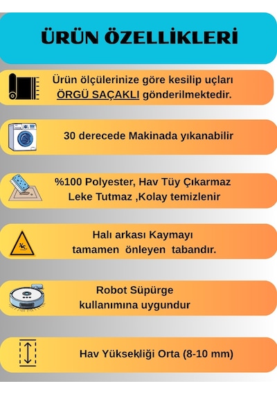 Aksu Stan Kaymaz Tabanlı Kesme Örgü Saçaklı Salon Koridor Yıkanabilir Halı Gri