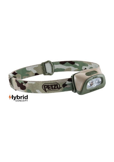 Petzl Tactikka+ 350 Lümen Kamuflaj Kafa Feneri E089ea01 Siyah