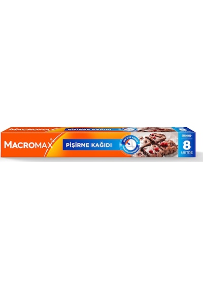 Macro Max Mutfak Pişirme Kağıdı 8 Mt Açık Gri