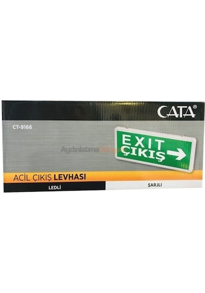 Cata 3 Saat Şarjlı Exit Armatür Ct-9166