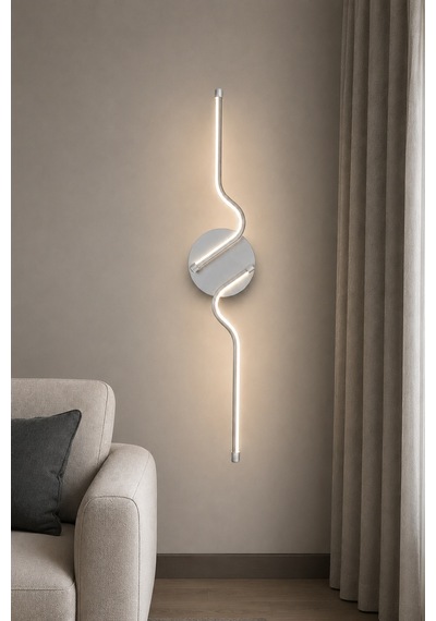 AvizeGO Kuno Modern Led Duvar Apliği Günışığı Gri