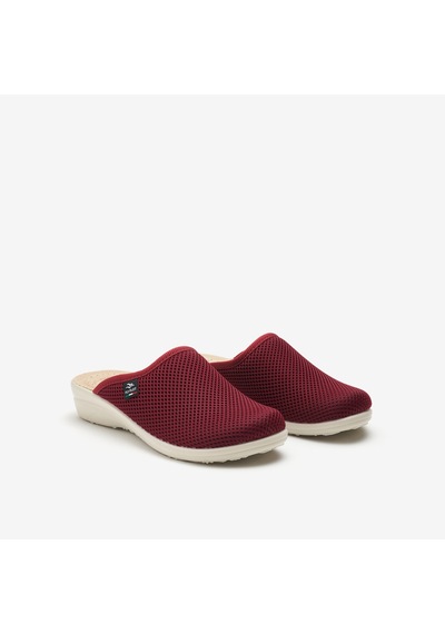 6014-burgundy Terlik Kadın T4 368 Fe Anoia Fly Flot Cloth Slipper 6037-avio / 6014-bordo
