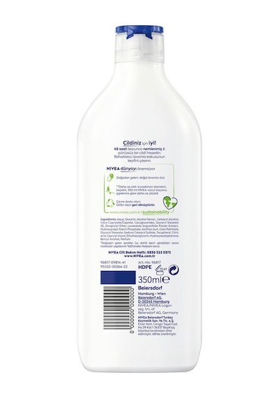 Nivea Naturally Good Lavanta Vücut Losyonu 350 ML